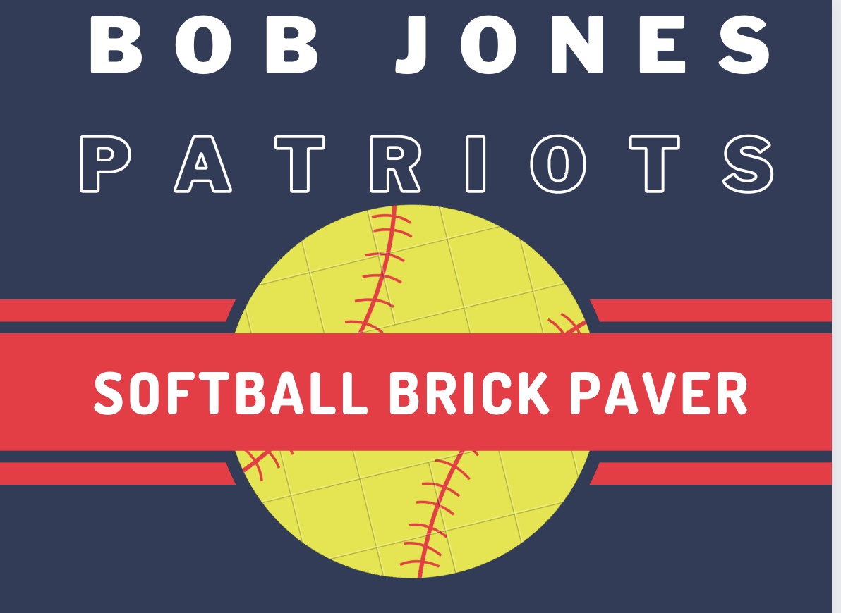 Bob Jones Softball Brick Paver